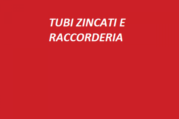 01 Tubi E Raccordi