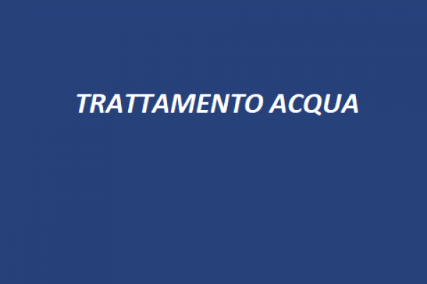 08 TRATTAMENTO ACQUA