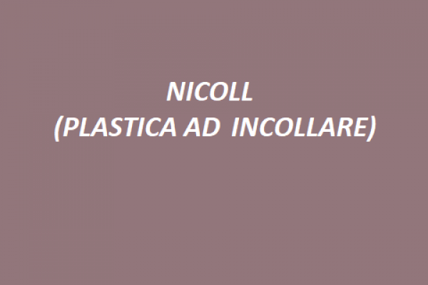 13 NICOLL (PLASTICA AD INCOLLARE)