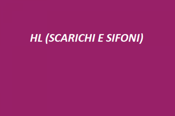 15 HL (SCARICHI E SIFONI)