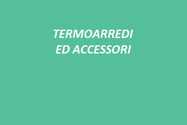 40 TERMOARREDI ED ACCESSORI