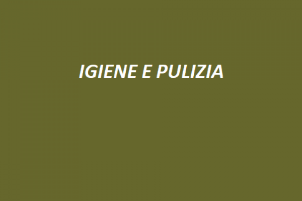 60 IGIENE E PULIZIA